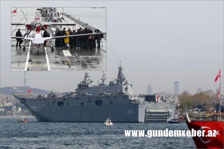 Türkiyənin fəxri olan dünyanın ilk hərbi PUA gəmisi “TCG Anadolu” ziyarətə açılır