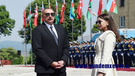 Prezident və birinci xanım Neftçalada (YENİLƏNİB)
