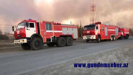 Rusiyada 6 ayrı-ayrı şəhərdə güclü yanğın: 659 nəfər evsiz qaldı, 178 tikli kül oldu - Ölən və yaralananlar var (FOTO)