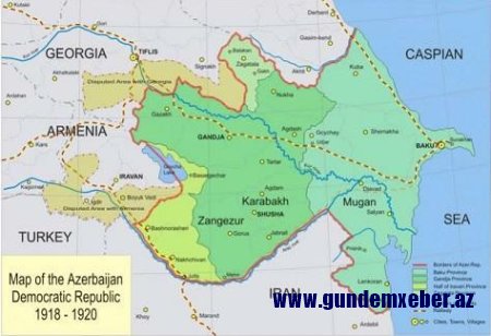 Bakının cavabı şok yaşatdı: 1918-20 xəritəsi gündəmdə
