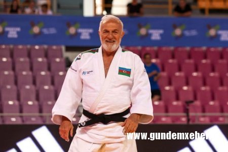 63 yaşlı idmançımız Avropa çempionatında qızıl medal qazandı