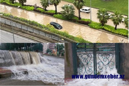 Samsunda sel fəlakəti: Şəhər yenidən sular altında qaldı - FOTO