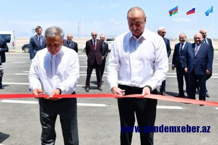 İlham Əliyev və Rüstəm Minnixanov Cəbrayılda açılışda iştirak ediblər - YENİLƏNİB