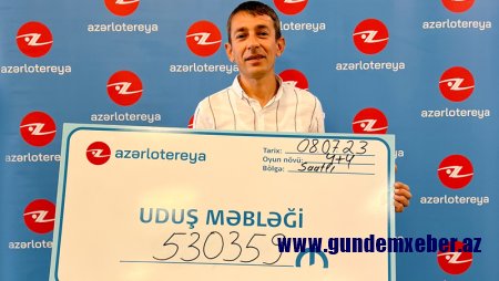 Lotereyada yarım milyonu qazanmış şəxsin kimliyi bəlli oldu