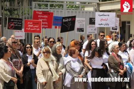 Tehranda ermənilər Azərbaycana qarşı aksiya keçirdilər