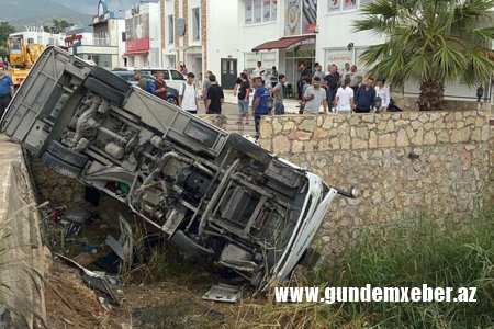 Bodrumda qəza: Çox sayda yaralı var