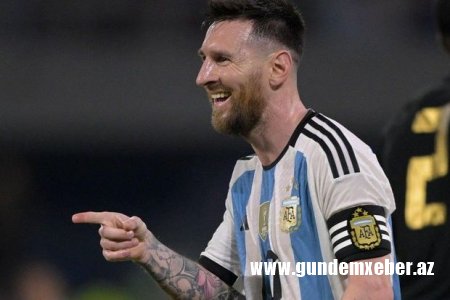 Messi daha bir rekorda imza atıb