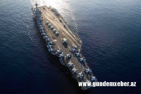 İsrailə dəstək üçün gələn ABŞ Hərbi Dəniz Qüvvələrinin təyyarədaşıyan gəmisi Aralıq dənizində