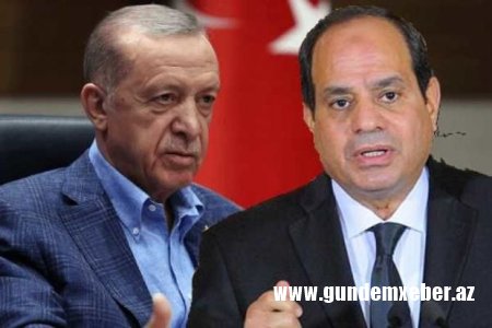 Ərdoğan Misir prezidenti ilə Qəzza böhranının həllini müzakirə edib