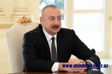 Azərbaycan Prezidenti İlham Əliyev Özbəkistanın investisiya, sənaye və ticarət nazirini qəbul edib