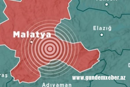 Malatyada güclü zəlzələ baş verib