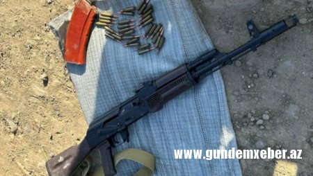 Masallıda meşəlik ərazidən “Kalaşnikov” avtomatı aşkarlandı