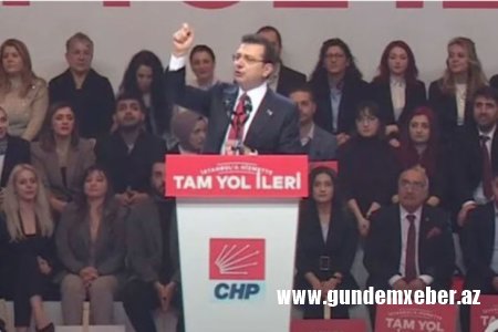 Əkrəm İmamoğlu seçki kampaniyasına başlayıb
