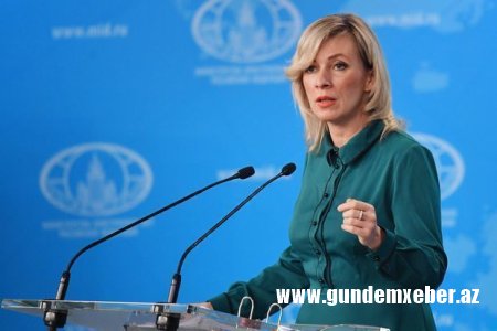 Mariya Zaxarova Ermənistanın Qarabağda qondarma “etnik təmizləmə” ilə bağlı iddialarına CAVAB VERDİ