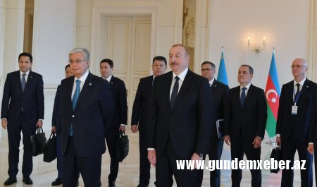 İlham Əliyev: "Qazaxıstan və Azərbaycan bütün istiqamətlərdə aktiv fəaliyyət göstərir"