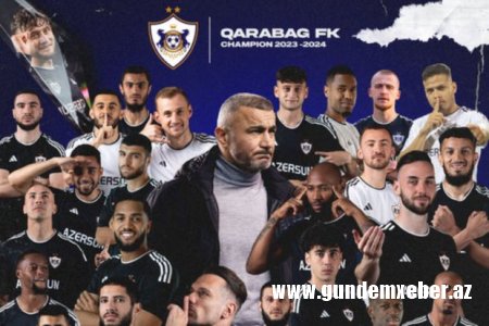 “Qalatasaray” “Qarabağ”ı çempion olması münasibətilə təbrik edib