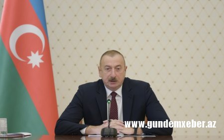 Prezident: Sülh müqaviləsi və onun 5 prinsipinin təşəbbüskarı Azərbaycandır