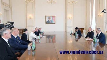 İlham Əliyev Latviya Seyminin sədrini qəbul etdi (YENİLƏNİB)