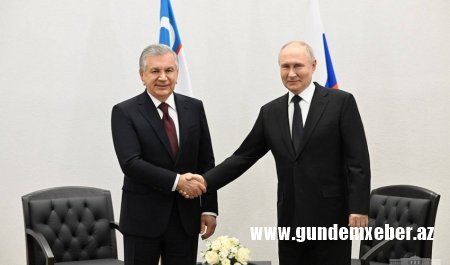 Özbəkistan və Rusiya prezidentləri ticarət dövriyyəsini 20 milyard dollara çatdırmaq barədə razılığa gəliblər