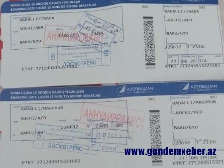 Soçidə reysə buraxılmayan qazi Moskvadan səfir Bülbüloğlu ilə bir uçaqda gəlib
