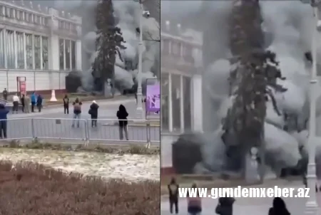 Moskvada muzey binasında güclü tüstülənmə baş verib