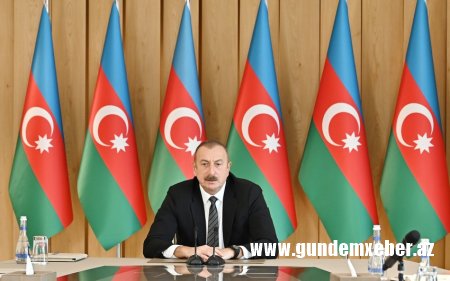 İlham Əliyev Ağdam Muğam Mərkəzində görülən tikinti işləri ilə tanış olub
