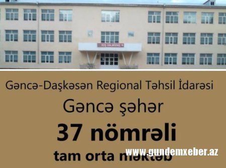 37 nömrəli Gəncə şəhər məktəbində 8 Mart münasibətilə "pul yığımı"na start verilib? - İDDİA