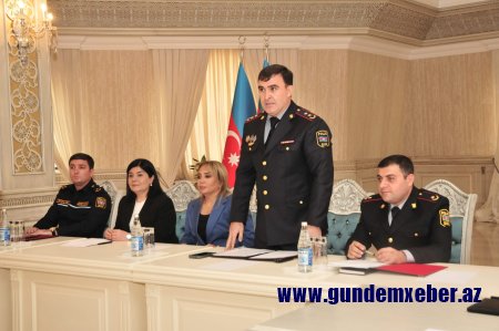 Abşeron Rayon Polis İdarəsinin təşəbbüsü ilə pedaqoji kollektivlə görüş keçirilib -FOTOLAR