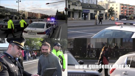 Bakıda piyadalar üçün dərs: Polis ölüm anlarını göstərdi