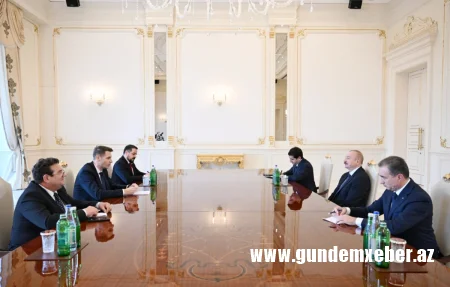 Prezident İlham Əliyev Rumıniya Parlamenti Senatının sədrini qəbul edib