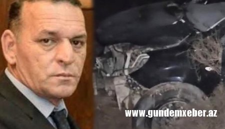 İdarə rəisinin öldüyü qəzadan görüntülər - Video