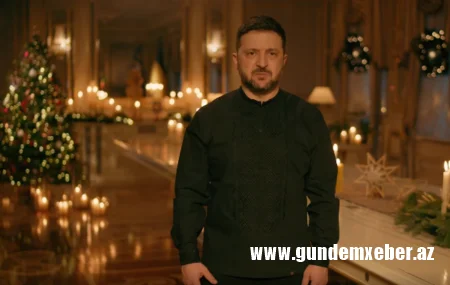 Zelenski: "Rusiya milad gecəsində yüzlərlə dron və raketlə kütləvi hücumlar edir"