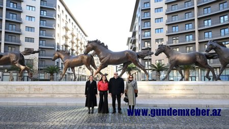 Prezident İlham Əliyev “Bakı Ağ Şəhər”də olub