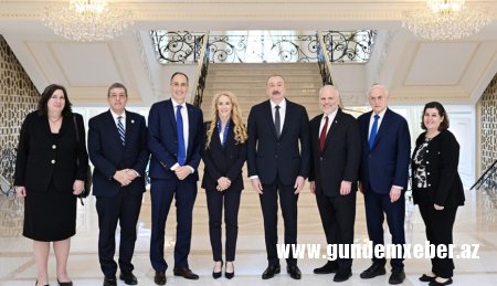 Prezident daha bir qəbul keçirdi - FOTOLAR