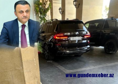 Vüqar Qurbanovun son model BMW-i
