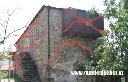Aşkar edilən yeni erməni vandalizmi: - Alban kilsəsi niyə yaşayış evinə çevrilib?