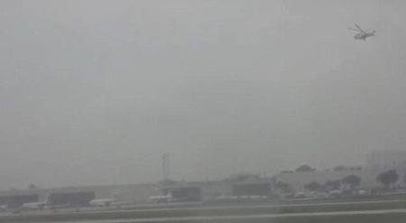 Trampın helikopterinə hücum edilib?