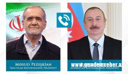 Məsud Pezeşkian Prezident İlham Əliyevə zəng etdi