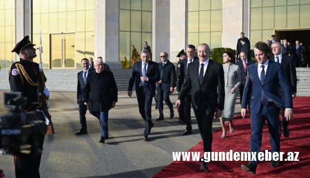 Prezidentin Gürcüstan səfəri başa çatdı- Fotolar