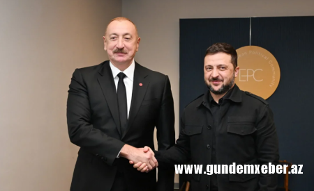 Volodimir Zelenski İlham Əliyevə zəng edib
