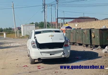 Bakıda zibillikdən “Chevrolet Cobalt” tapıldı – FOTO