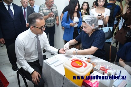 Aşura günü ilə əlaqədar qanvermə aksiyası keçirilir