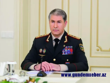 Vilayət Eyvazov daxili işlər orqanlarının şəxsi heyətini Polis Günü münasibətilə təbrik edib