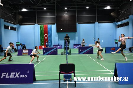 Bakıda badminton üzrə beynəlxalq turnirə start verilib